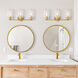 Skylar 3 Light 24.5 inch Brushed Gold Vanity Light Wall Light